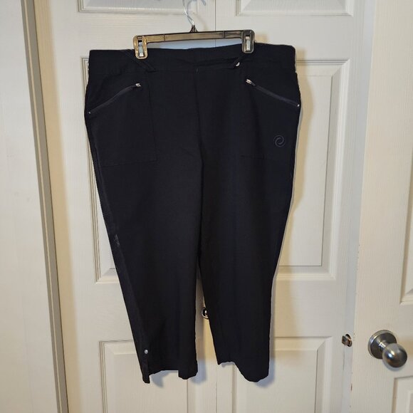 Pennington's Activezone Black Cropped Pants size 2X - Picture 1 of 5